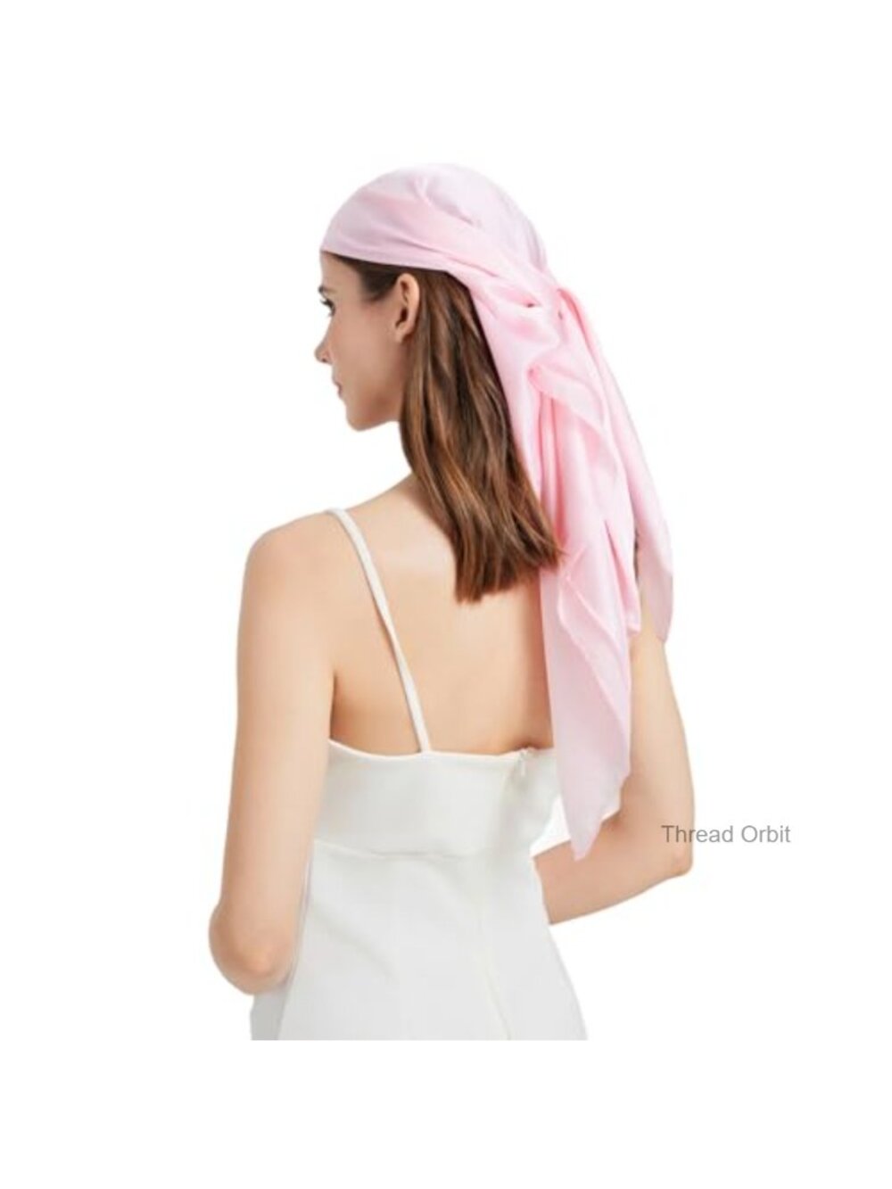 100% Mulberry Silk 35 Inch Square Scarf Hair Wrap Neck Head Accessory